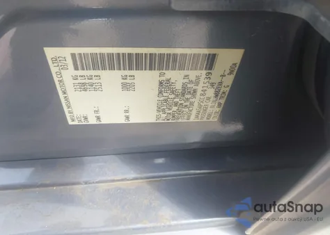 2012 Nissan Maxima 3.5 Sv from USA, damaged, VIN 1N4AA5AP5CC841539